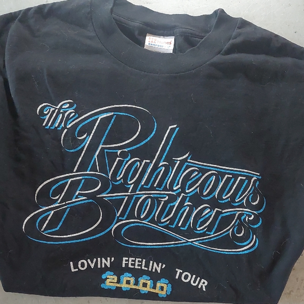 Vintage 90s The Righteous Brothers Tour Concert Shirt T-Shirt